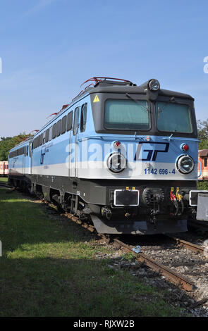 obb electric locomotive das heizhaus railway museum austria Stock Photo ...