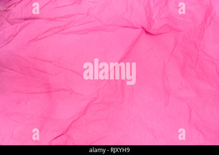 detail of the texture of a pink plastic bag Stock Photo