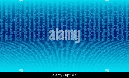 Big data processing in cloud, digital technology background Stock Vector