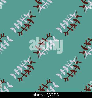 Stylish Vector seamless floral spring pattern, Beautiful illustration texture Stock Vector