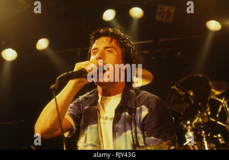 FAITH NO MORE American rock group with vocalist Mike Patton about 1990 Stock Photo