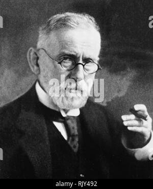 PAUL EHRLICH (1854-1915) German physician Stock Photo