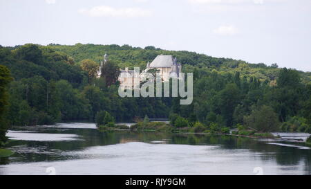 Chateau de Touffou. Bonnes, France Stock Photo