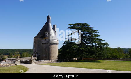 Chateau de Touffou. Bonnes, France Stock Photo