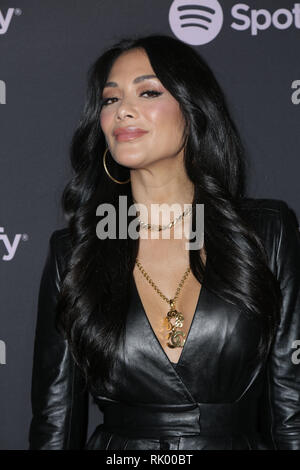 February 7, 2019 - U.S. - 07 February 2019 - Westwood, California - Nicole Scherzinger. Spotify ''Best New Artist 2019'' Event held at Hammer Museum. Photo Credit: PMA/AdMedia (Credit Image: © Pma/AdMedia via ZUMA Wire) Stock Photo