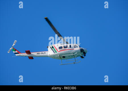 Abu Dhabi, UAE. 8th Feb 2019. Abu Dhabi, Red Bull Air Race 2019 - Qualifying Round. Credit: Fahd Khan / Live News Alamy Credit: Fahd Khan/Alamy Live News Stock Photo