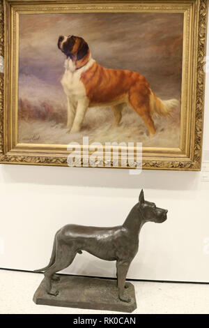 New York City, New York, USA. 8th Feb, 2019. The official grand opening of the American Kennel Club (AKC) Museum of the Dog, held in Midtown Manhattan. Credit: Nancy Kaszerman/ZUMA Wire/Alamy Live News Stock Photo
