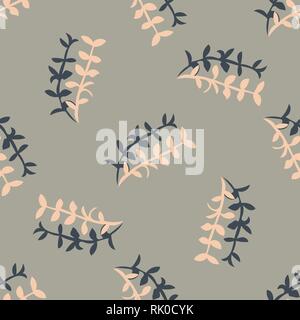 Stylish Vector seamless floral spring pattern, Beautiful illustration texture Stock Vector
