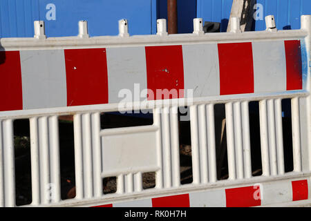 Building site / Fences at the construction site Stock Photo