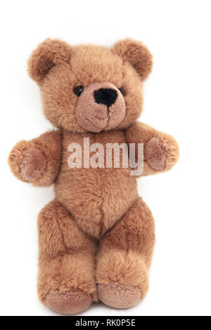 Brown Soft Plush Teddy Bear Stock Photo