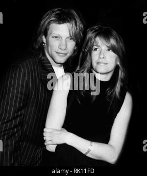 Jon Bon Jovi and wife Dorothea 1995 Photo By John Barrett/PHOTOlink Stock Photo