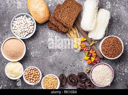 Set of gluten free products Stock Photo