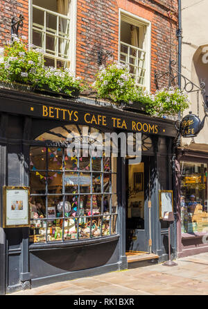 famous Bettys cafe and tea rooms on Stonegate city of York Yorkshire York Yorkshire England gb uk Europe0 Stock Photo