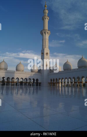 The Sheik Zayed Grand Mosque - Abu Dhabi Stock Photo