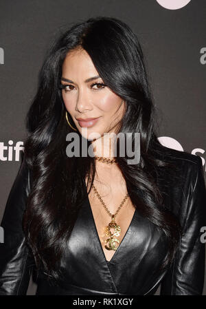 LOS ANGELES, CA - FEBRUARY 07: Nicole Scherzinger attends Spotify's Best New Artist Party at the Hammer Museum on February 07, 2019 in Los Angeles, Ca Stock Photo