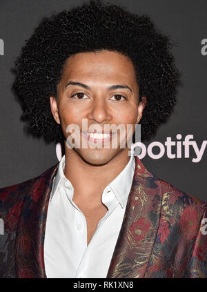 LOS ANGELES, CA - FEBRUARY 07: Shangela attends Spotify's Best New Artist Party at the Hammer Museum on February 07, 2019 in Los Angeles, California. Stock Photo