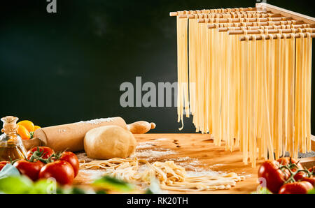 Pasta drying rack for homemade pasta, spaghetti, ramen or noodles