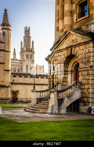 Radcliffe camera in the morning, Oxford Stock Photo