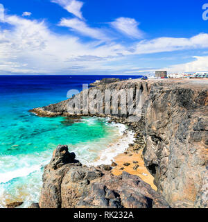 Beautiful el Cotillo,Fuerteventura island, canary,Spain. Stock Photo