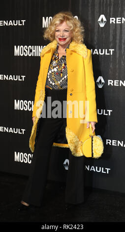 Celebrities attend the Moschino men's and women's fashion show held at