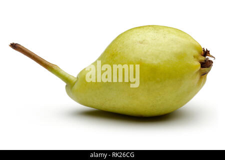 Single pear fruit isolated on white background Stock Photo