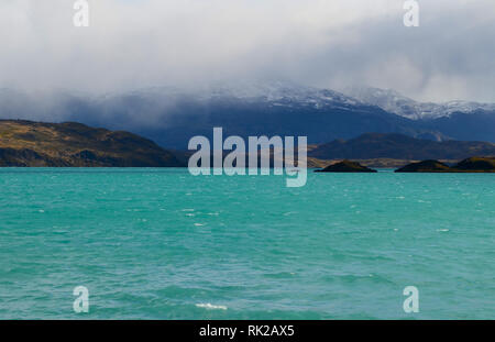 Pristine mountain habitat in Torres del Paine National Park, Chilean Patagonia Stock Photo