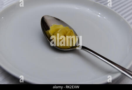 Tortellini on a white plate, italian pasta Stock Photo