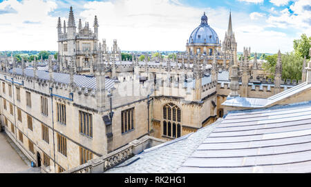 Radcliff camera in teh sunny day, Oxford, England Stock Photo