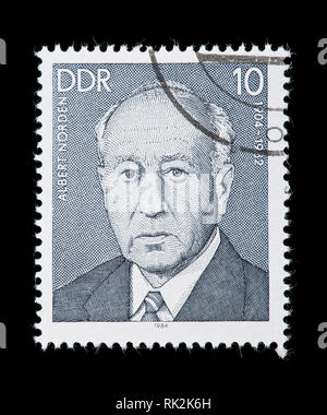 Postage stamp from East Germany (DDR) depicting Albert Norden, writer and German Communist Party politician Stock Photo