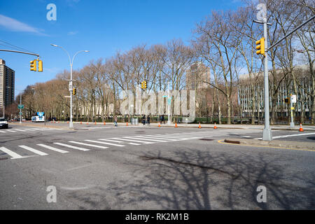 NEW YORK, USA - CIRCA MARCH, 2016: Brooklyn at daytime. Brooklyn is the most populous of New York City's five boroughs. Stock Photo