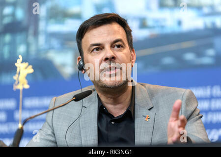 Francois Ozon during the 'By the Grace of God / Grace à Dieu' press conference at the 69th Berlin International Film Festival / Berlinale 2019 at Hotel Grand Hyatt on February 08, 2019 in Berlin, Germany. Stock Photo