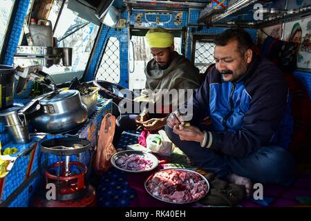 Kashmir India Truck Drivers Stock Photo 229467490 Alamy