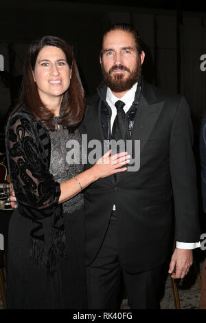 Jim Caviezel and Kerri Browitt Caviezel Los Angeles Premiere of "Super