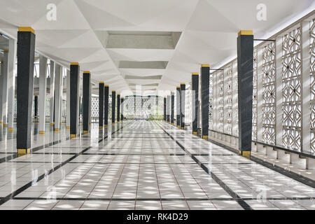 Masjid Negara National mosque inside Kuala Lumpur Stock Photo