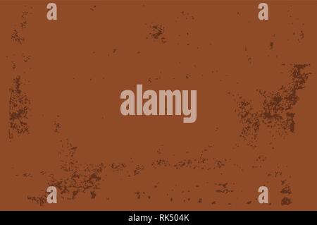 Rust textured surface. Old grunge rustic metal texture use for background Stock Vector