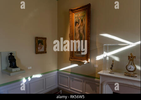 France. Alpes-Maritimes (06). Cagnes sur mer. Renoir Museum. Stock Photo