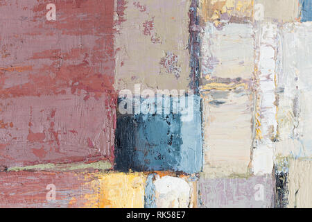 Abstract chaos painting design wallpaper. Oil painting. Stock Photo
