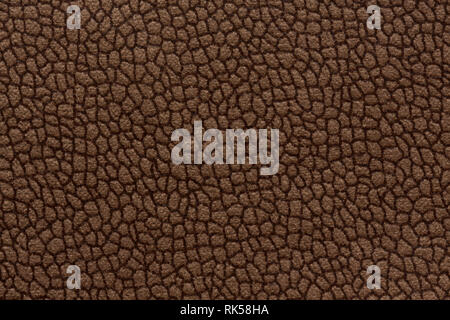 Elegant ornamental fabric texture in chocolate tone. Stock Photo