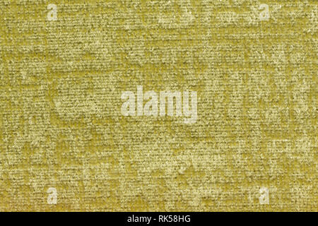 Simple fabric texture in shiny yellow colour. Stock Photo