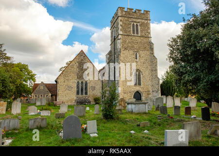 St Paulinus Church, Perry Street, Crayford, Kent Stock Photo