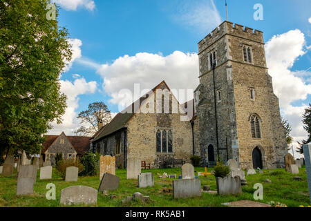 St Paulinus Church, Perry Street, Crayford, Kent Stock Photo