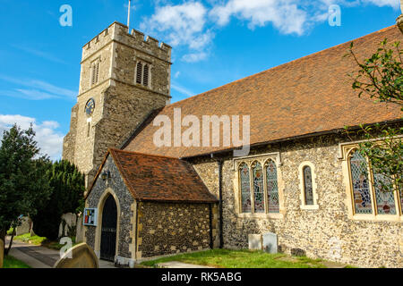 St Paulinus Church, Perry Street, Crayford, Kent Stock Photo