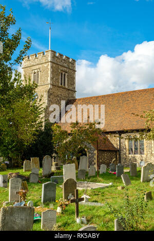 St Paulinus Church, Perry Street, Crayford, Kent Stock Photo