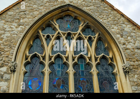 St Paulinus Church, Perry Street, Crayford, Kent Stock Photo