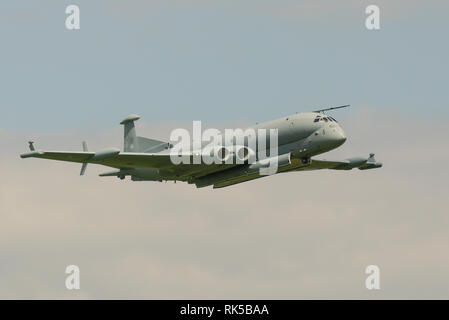 BAe Systems Nimrod MRA4 maritime patrol and attack aircraft intended to replace the Hawker Siddeley Nimrod MR2. Anti submarine warfare. ZJ518 Stock Photo