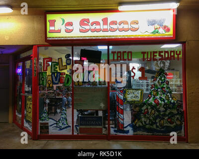 L's Salsas Mexican restaurant Stock Photo