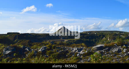 Clay trails, Clay Pits, St. Austell, Cornwall Stock Photo