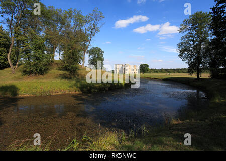 The ruins of Lyveden New Bield; Northamptonshire; England; Britain; UK Stock Photo