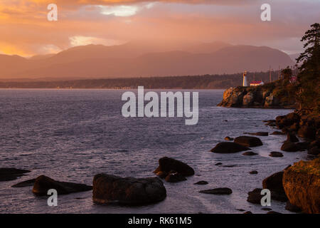 Denman Island, Northern Gulf Islands, British Columbia, Canada Stock Photo