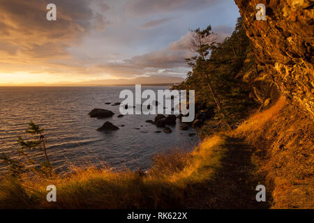 Denman Island, Northern Gulf Islands, British Columbia, Canada Stock Photo